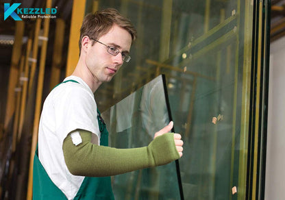 Protective Arm Sleeves, Cut/Scratch/Heat Resistant with UV Protectors Safety for Garden Kitchen Work-18Inches