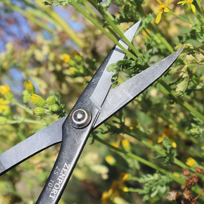 ZS105 Deluxe Garden Scissors, 6.5-Inch, 1.5 Inch Carbon Steel Blades, Red/White