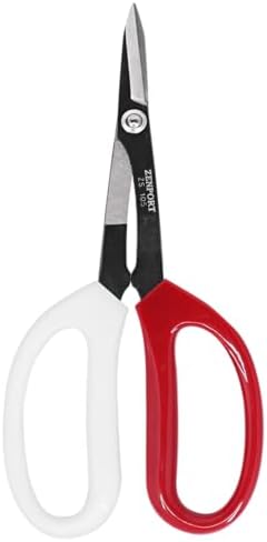 ZS105 Deluxe Garden Scissors, 6.5-Inch, 1.5 Inch Carbon Steel Blades, Red/White