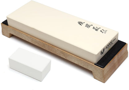 Yoshihiro Professional Grade Toishi Japanese Whetstone Knife Sharpener Water Stones (#10000 grit)