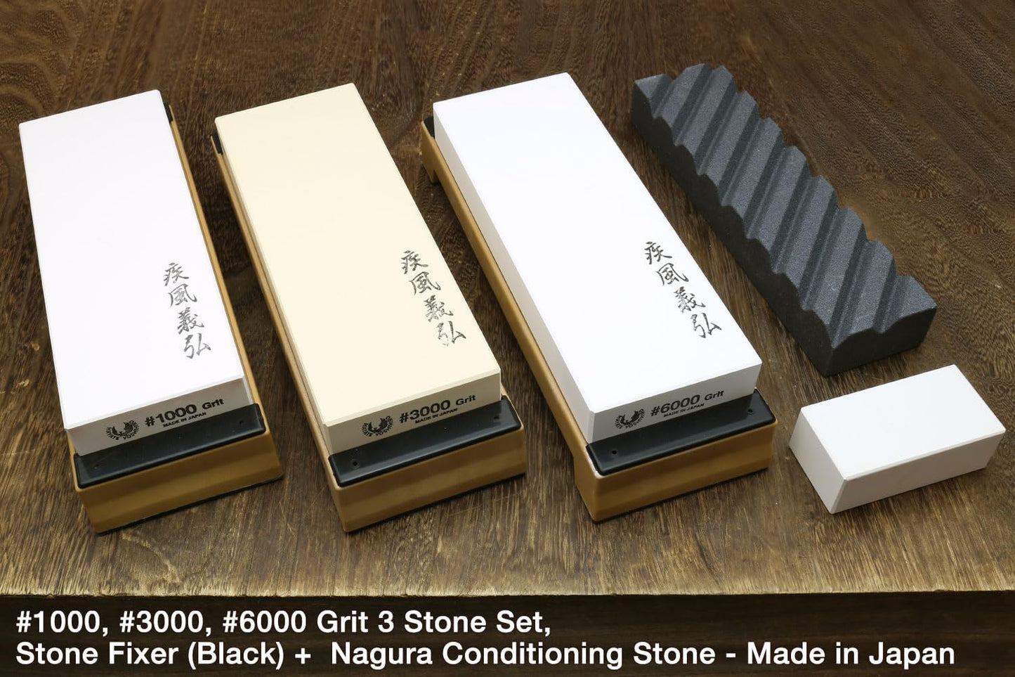 Yoshihiro Professional Grade Toishi Japanese Whetstone Knife Sharpener Water Stones (#10000 grit)