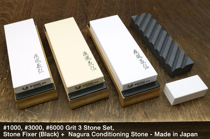 Yoshihiro Professional Grade Toishi Japanese Whetstone Knife Sharpener Water Stones (#10000 grit)