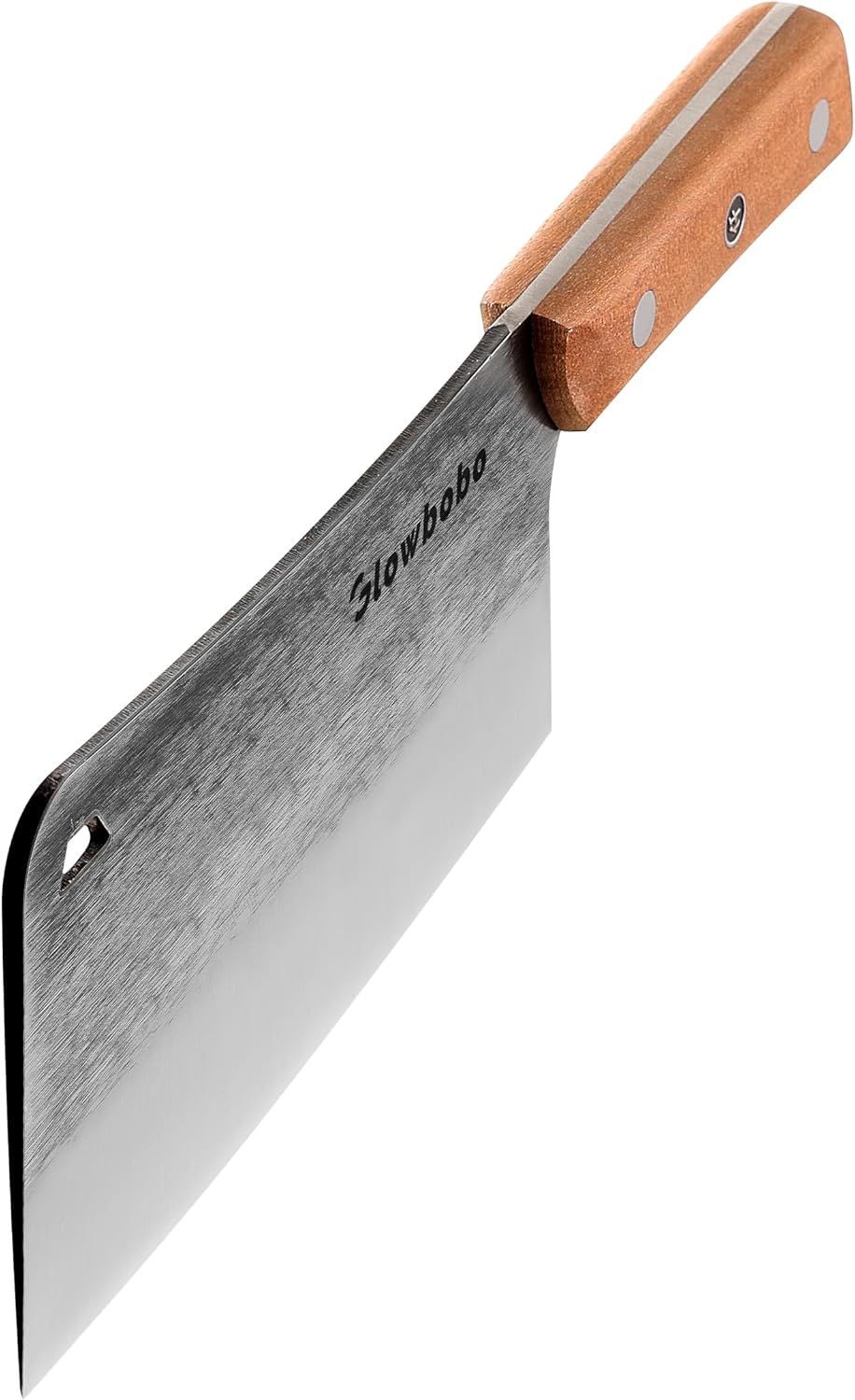 7.6 Inch Heavy Duty Meat Cleaver, 5CR15 High Carbon Stainless Steel Butcher Knife for Chopping Bone, Meat - with Gift Box, Professional Kitchen BBQ Chef Knife