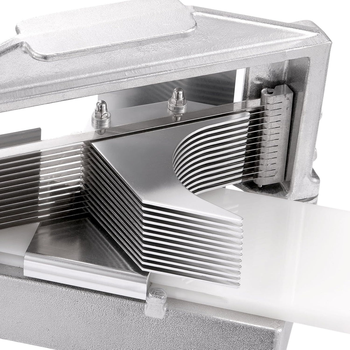 VEVOR Commercial Tomato Slicer 1/4" Heavy Duty Cutter with Built-in Cutting Board for Restaurant or Home Use