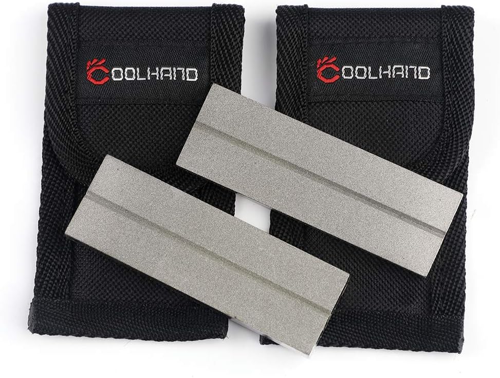 Dual-Sided 2 Packs Diamond Whetstone Sharpening Kit (3''x 1")