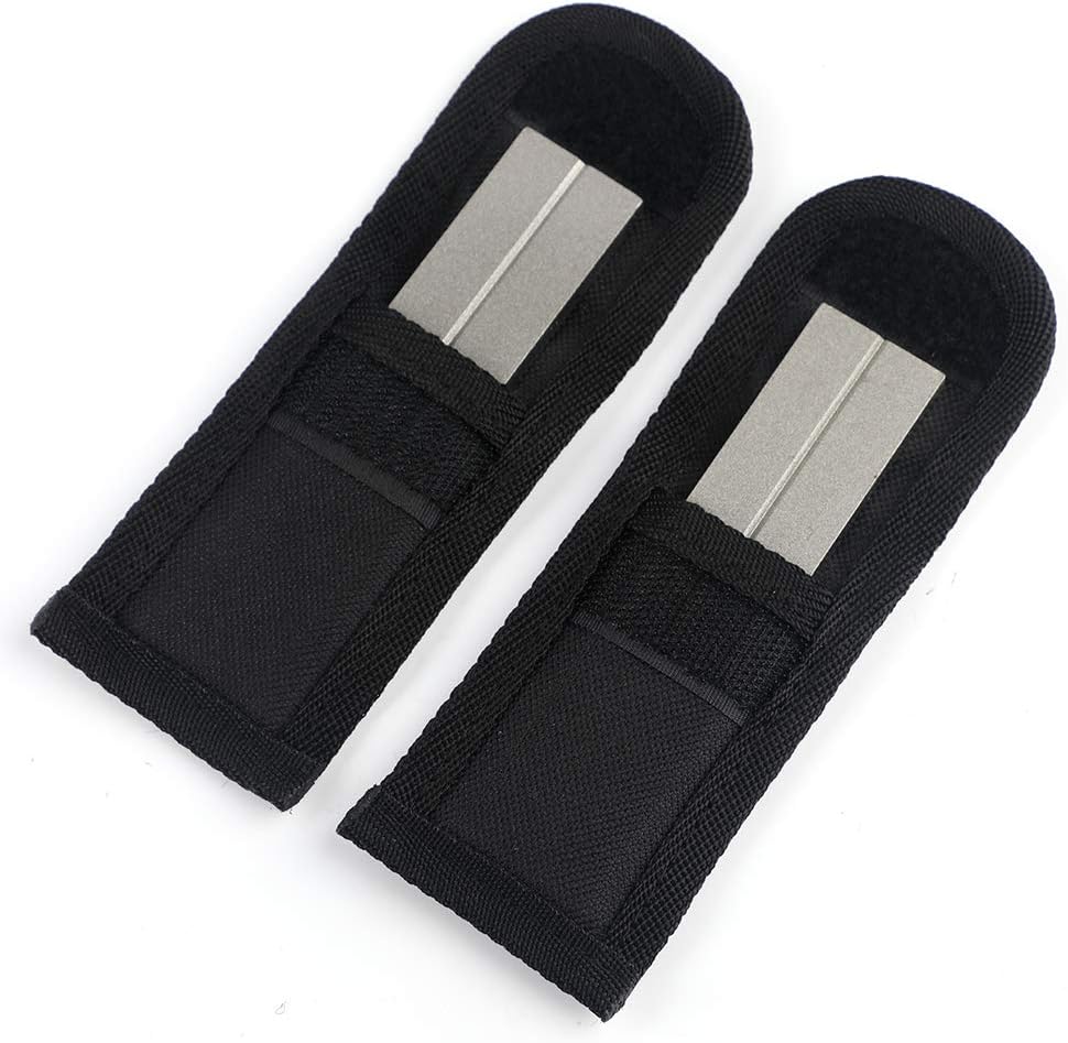 Dual-Sided 2 Packs Diamond Whetstone Sharpening Kit (3''x 1")