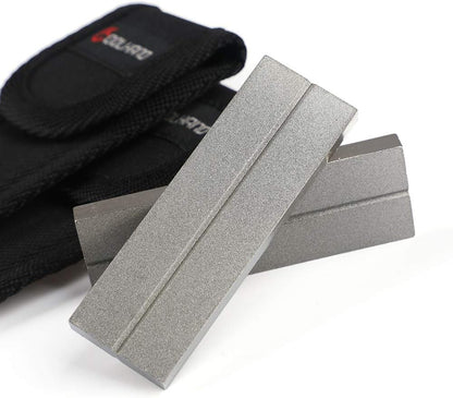 Dual-Sided 2 Packs Diamond Whetstone Sharpening Kit (3''x 1")
