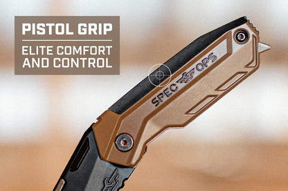 Tools Utility Knife for Cutting Drywall, Roofing & Jobsite Materials, Includes 5 Blades in Handle Storage, Retractable Blade