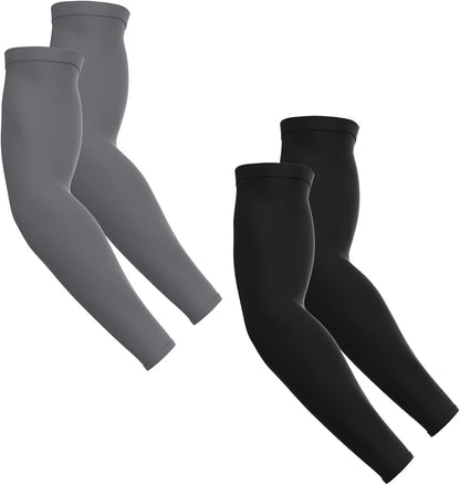 Arm Sleeves for Men Women, UV Sun Protection Compression Cooling Sun Sleeves Tattoo Cover - Volleyball Golf Baseball