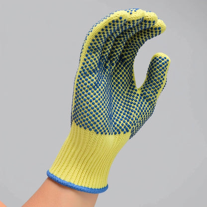 1670L Yellow Kevlar Knit Cut Resistant Work Gloves, Protective Gloves to Secure Hands From Scrapes, Cuts In Kitchen, Wood Carving, Carpentry & DEA