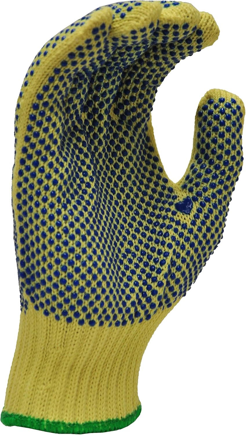 1670L Yellow Kevlar Knit Cut Resistant Work Gloves, Protective Gloves to Secure Hands From Scrapes, Cuts In Kitchen, Wood Carving, Carpentry & DEA