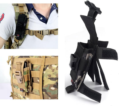 YAKEDA Multitool Pouch Sheath Folding Knife Sheath Pouch for Belt Molle Flashlight Mag Pouch