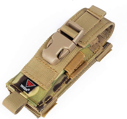 YAKEDA Multitool Pouch Sheath Folding Knife Sheath Pouch for Belt Molle Flashlight Mag Pouch