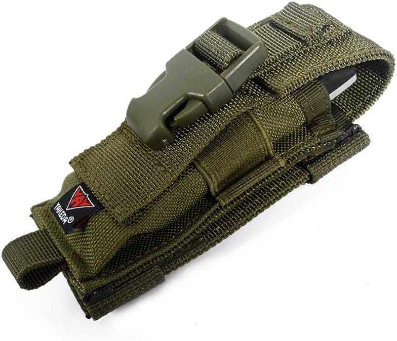 YAKEDA Multitool Pouch Sheath Folding Knife Sheath Pouch for Belt Molle Flashlight Mag Pouch