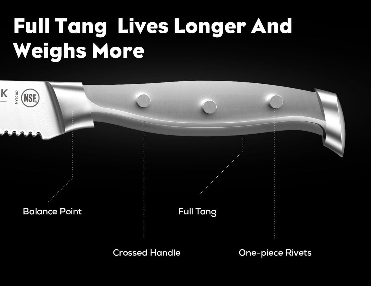 4.5 In Serrated Steak Knives Set of 6, Comes with a Gift Box