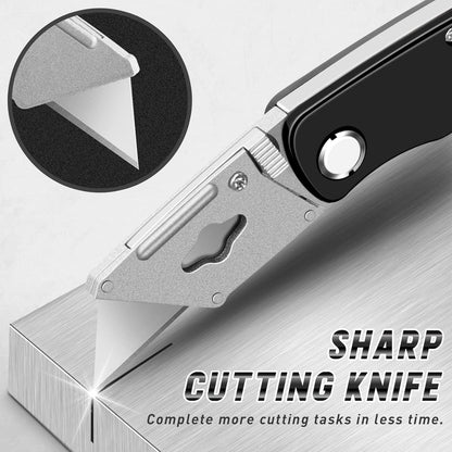 Box Cutter Tools Utility Knife With 10 Mat Cutter Blades