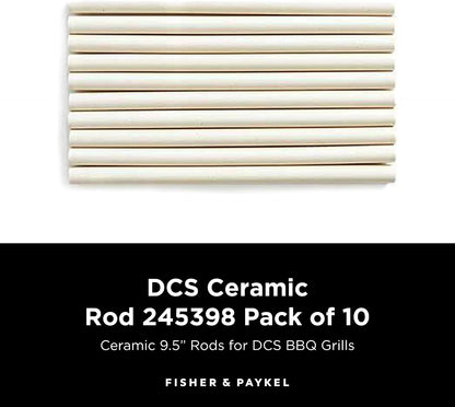 DCS 245398 Ceramic Rod Kit (Pack of 10) Models BGB36-BQAR-L, BGB36-BQAR-L, | Grill Models BGB36-BQAR-L, BGB48-BQR-L, BGB48-BQR-N, BGB48-BQAR-L, Ten 9.5 Ceramic Grill Replacement Rods for Even Heat