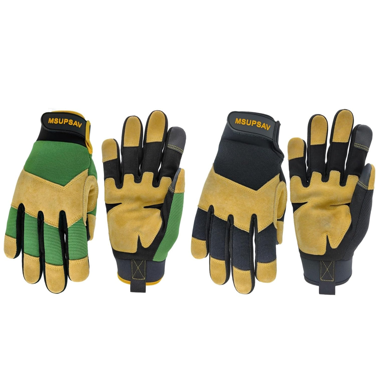 Anti-vibration Mechanic Work Gloves Men,Extra Large,Blue+Black | Multi-purpose,Heavy Duty,TPR Impact Protection,Gift,Safety,Working