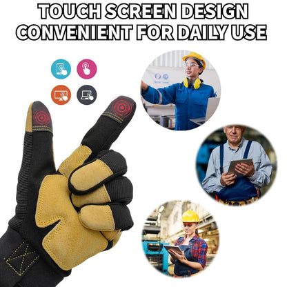 Anti-vibration Mechanic Work Gloves Men,Extra Large,Blue+Black | Multi-purpose,Heavy Duty,TPR Impact Protection,Gift,Safety,Working