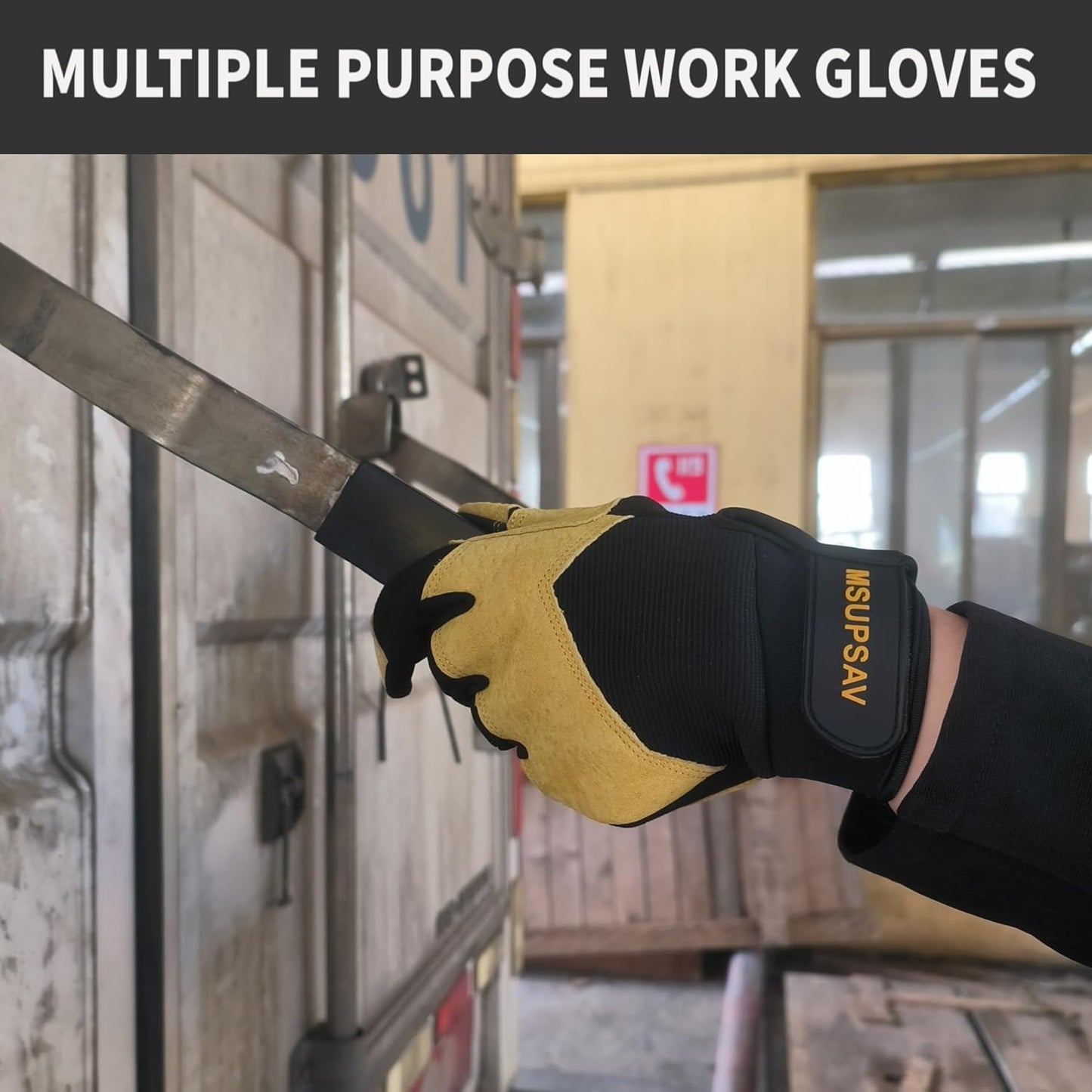 Anti-vibration Mechanic Work Gloves Men,Extra Large,Blue+Black | Multi-purpose,Heavy Duty,TPR Impact Protection,Gift,Safety,Working