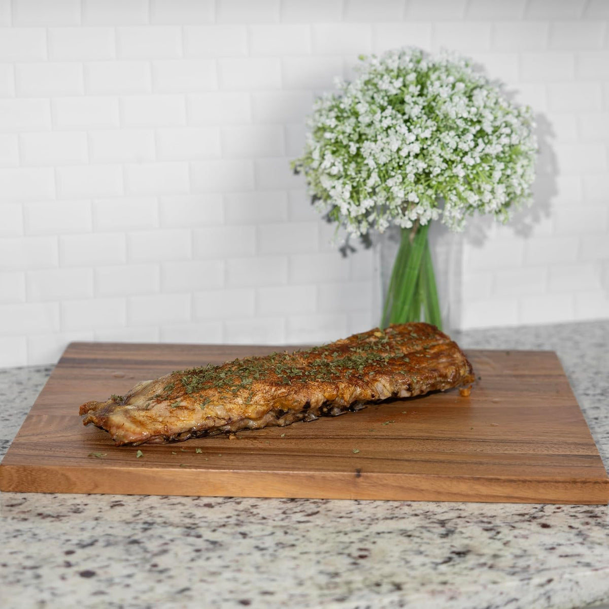 Gansevoort Large Carving Board 16" x 24" Acacia Wood Cutting Board