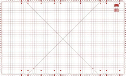 USA Cutting Mat with grid (38233), 59 inch by 36 inch, for Home Hobby Table