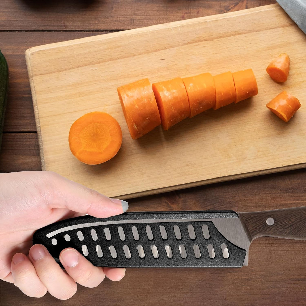 10 Pcs Universal Paring Knife Sheath Set Plastic Safety Knife Cover Sleeves Knives Edge Guard Blade Protector for 8" 7" 6" 5" 3.5" Chef Utility Paring Bread Knives