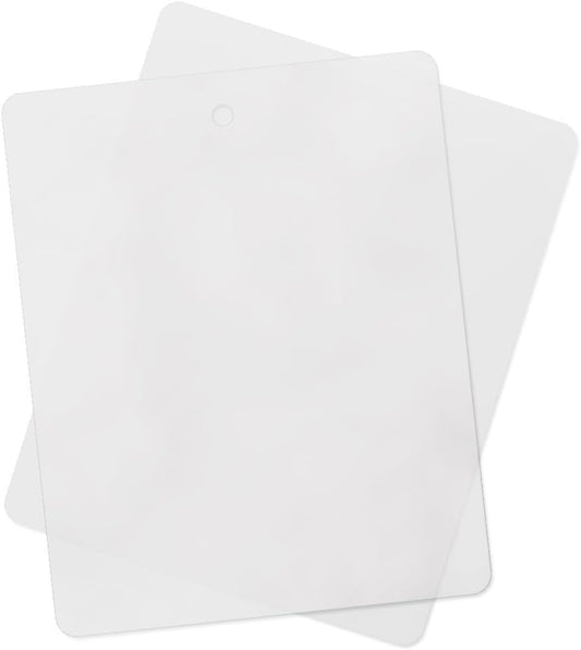 Flexible Plastic Cutting Board Mats (6-Pack) – 12 x 15 Inch, Thin 0.5mm Flexible Mats for Craft, Shelf Liner & General Use