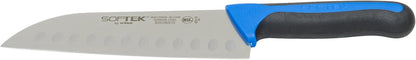 7" Silver SofTek Santoku Knife
