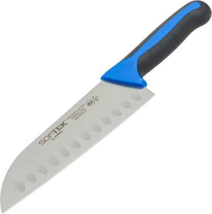 7" Silver SofTek Santoku Knife
