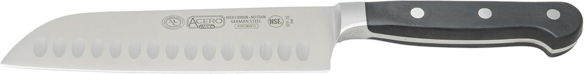 7" Silver SofTek Santoku Knife
