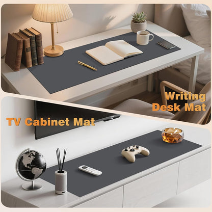49.2" x 15.7" Large Silicone Mat for Kitchen Counter Protector, Cuttable | Silicon Countertop Protector Mat Heat Resistant Mats for Countertop, Cut to Fit Placemat Ship Roll , Black