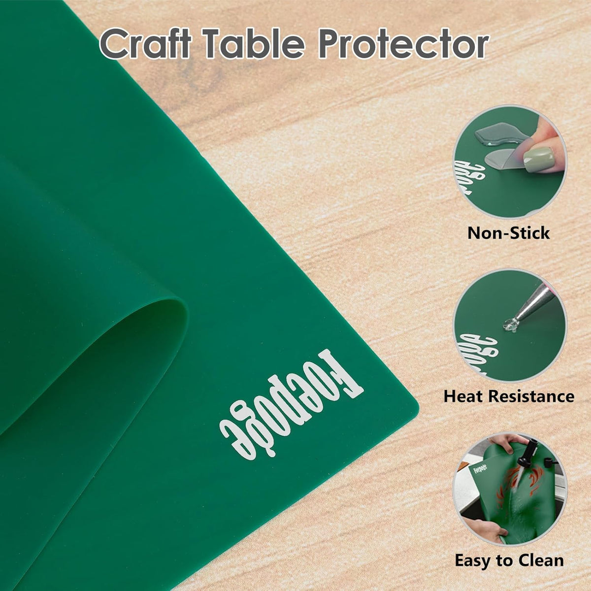 49.2" x 15.7" Large Silicone Mat for Kitchen Counter Protector, Cuttable | Silicon Countertop Protector Mat Heat Resistant Mats for Countertop, Cut to Fit Placemat Ship Roll , Black
