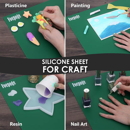 49.2" x 15.7" Large Silicone Mat for Kitchen Counter Protector, Cuttable | Silicon Countertop Protector Mat Heat Resistant Mats for Countertop, Cut to Fit Placemat Ship Roll , Black