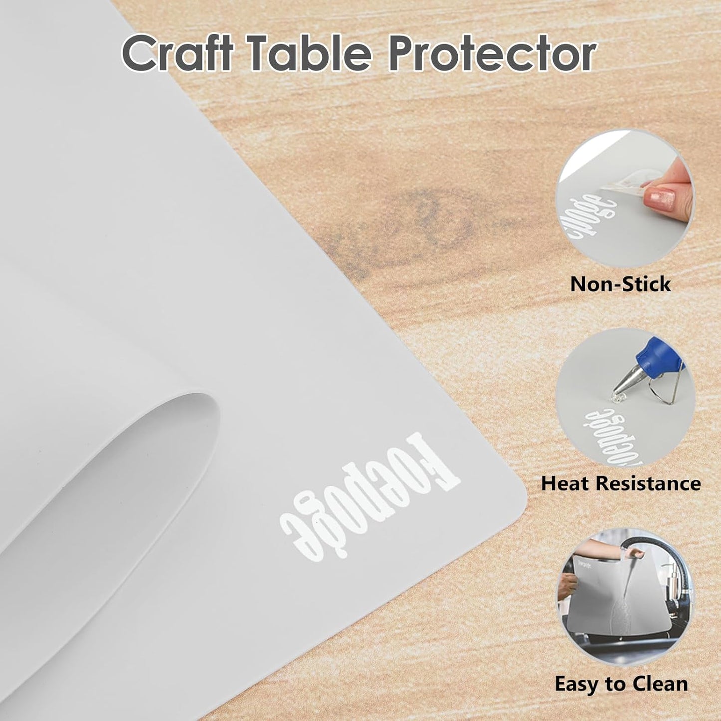 49.2" x 15.7" Large Silicone Mat for Kitchen Counter Protector, Cuttable | Silicon Countertop Protector Mat Heat Resistant Mats for Countertop, Cut to Fit Placemat Ship Roll , Black