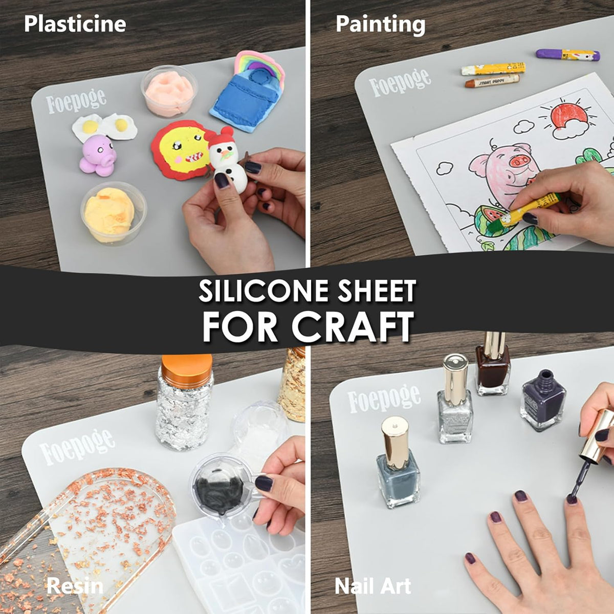 49.2" x 15.7" Large Silicone Mat for Kitchen Counter Protector, Cuttable | Silicon Countertop Protector Mat Heat Resistant Mats for Countertop, Cut to Fit Placemat Ship Roll , Black