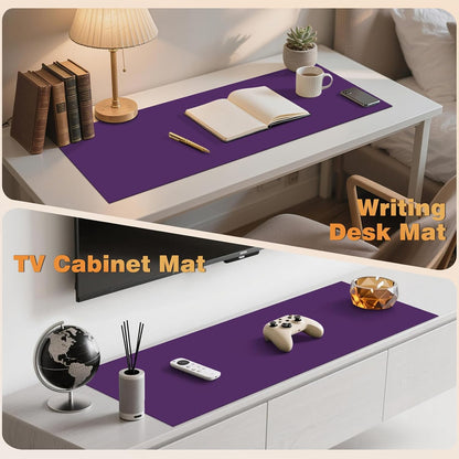 49.2" x 15.7" Large Silicone Mat for Kitchen Counter Protector, Cuttable | Silicon Countertop Protector Mat Heat Resistant Mats for Countertop, Cut to Fit Placemat Ship Roll , Black