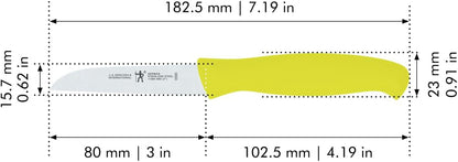 J.A. International 3-pc Paring Knife Set - Multi-Colored