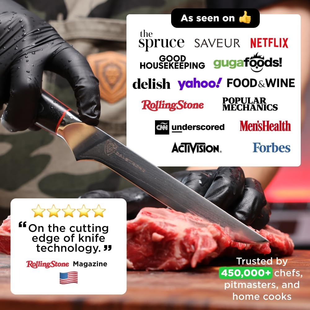 Carving Set — Slicing Knife & Meat Fork — AUS-10V Japanese Steel, 62+ HRC — For Holiday Roast Carving, BBQ Brisket & Whole-Bird Service — G10 Handles, Sheaths, Shogun ELITE, customer support
