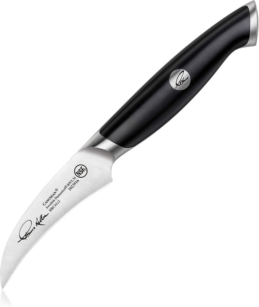Cangshan Thomas Keller Signature Collection Swedish Powder Steel Forged, 2.75-Inch Peeling Knife, Black