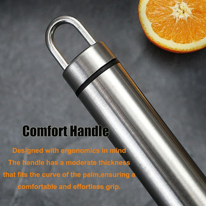 Stainless Steel Fruit Knife Serrated Edge Pomelo Orange Peeler Citrus Peeling Tool for Grapefruit Lemon Kiwi Melon Lime Pitaya Kitchen Gadgets