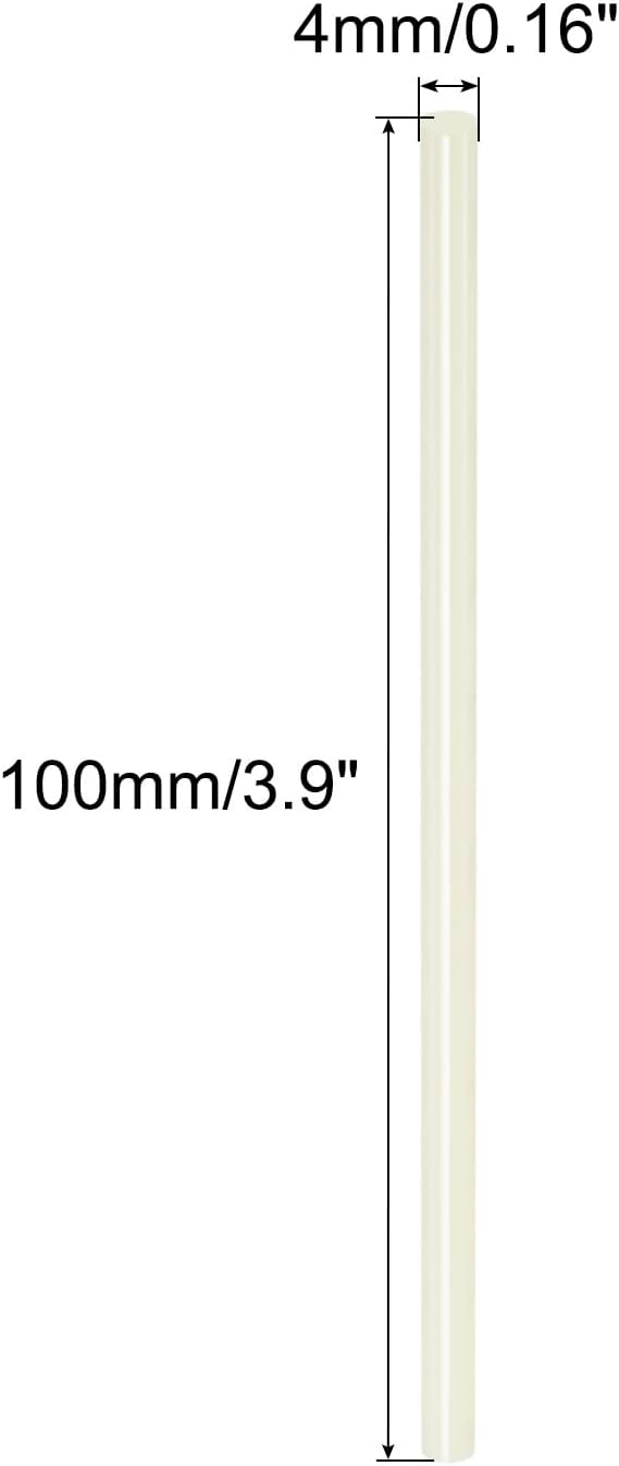 Alumina Ceramic Rod Solid Cylinder Whetstone 4mmx100mm Sharpening for Knives Scissors, Cream