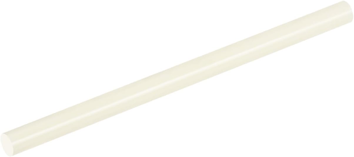 Alumina Ceramic Rod Solid Cylinder Whetstone 4mmx100mm Sharpening for Knives Scissors, Cream