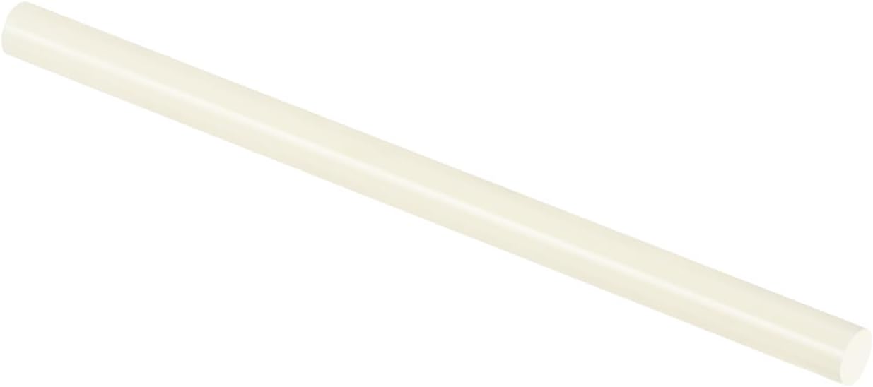 Alumina Ceramic Rod Solid Cylinder Whetstone 4mmx100mm Sharpening for Knives Scissors, Cream