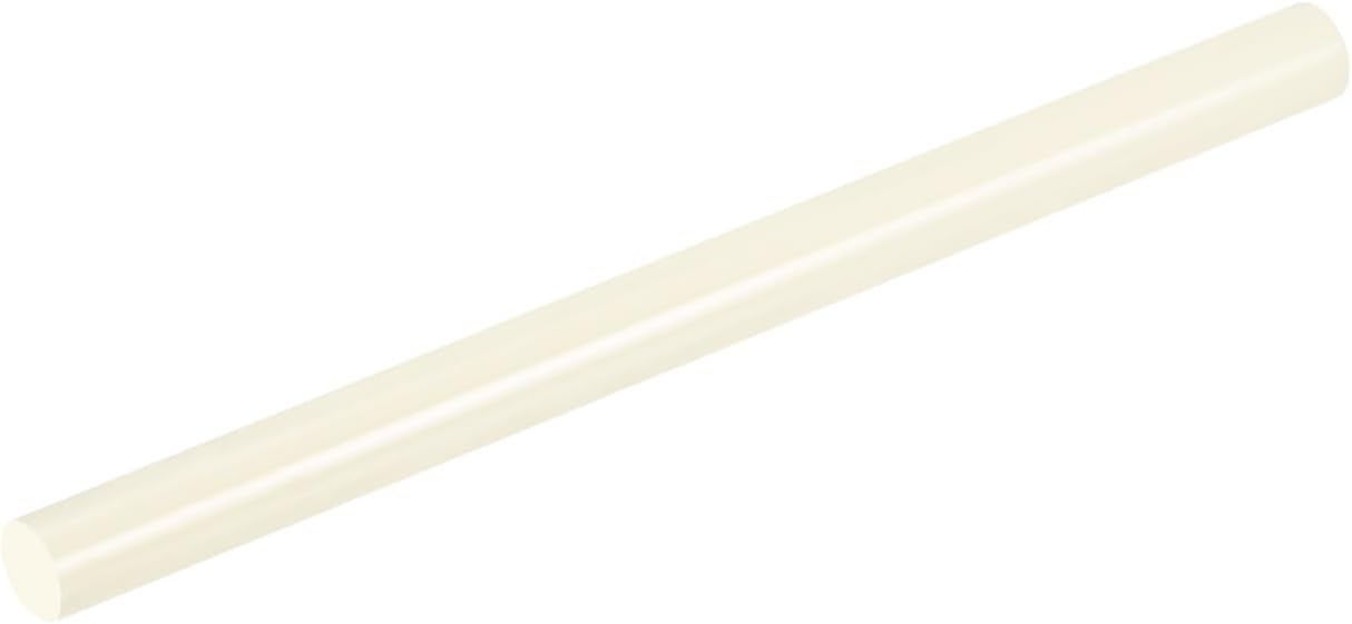 Alumina Ceramic Rod Solid Cylinder Whetstone 4mmx100mm Sharpening for Knives Scissors, Cream
