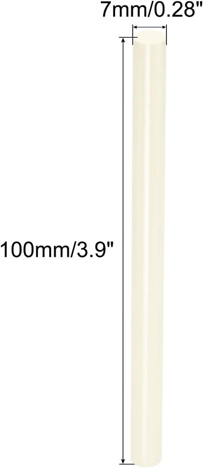 Alumina Ceramic Rod Solid Cylinder Whetstone 4mmx100mm Sharpening for Knives Scissors, Cream