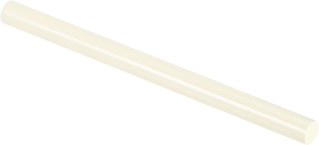 Alumina Ceramic Rod Solid Cylinder Whetstone 4mmx100mm Sharpening for Knives Scissors, Cream