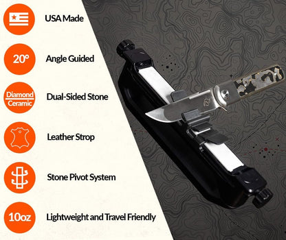 Venture WE20 Hand Held Angle Guided Knife Sharpener | Portable
