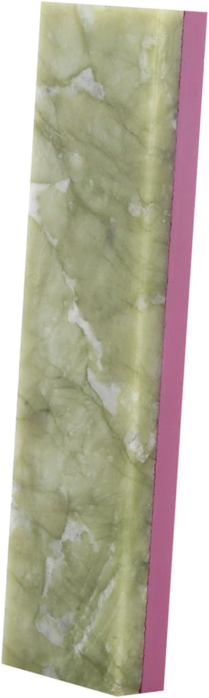 Mini Knife Sharpening Whetstone 2 in 1 3000/10000 Grit Dual Grit 2 Side Combination Polishing Waterstone Blade Sharpener Grindstone Sharpening Stone for Kitchen (light green)