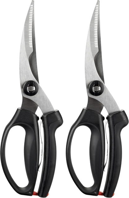 Good Grips Spring-Loaded Poultry Shears, Black